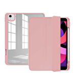 Apple iPad Air 4 10.9 Kılıf Kalem Bölmeli Şeffaf Case A2072 A2316 A2324 A2325