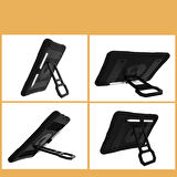 Apple iPad 7. / 8. Nesil 10.2 Kılıf Airtag Bölmeli Defender Case A2197-98 A2200 A2270 A2428-29 A2430
