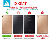 Samsung Galaxy Tab S5E T720 T725 T277 Kılıf Tablet Hibrit Silikon Case
