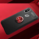 Xiaomi Redmi Note 7 Kılıf Yüzüklü Magnetli Ravel Case