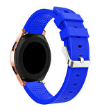 Samsung Galaxy Watch Gear S3 / 46mm / 3 45mm Kordon Çizgili Silikon Kordon
