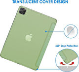 Apple iPad Pro 11 2. Nesil Kılıf PU Deri Smart Standlı Case A2228 A2068 A2230 A2231