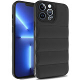 Apple iPhone 12 Pro Max Kılıf Dalgalı Lensli Kapak