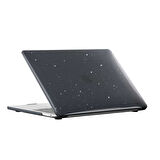 Apple Macbook Pro 13.3inç M2 2022 2020 A2251 A2289 A2338 Kılıf Simli Ön Arka Kapak