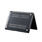 Apple Macbook Pro 13.3inç M2 2022 2020 A2251 A2289 A2338 Kılıf Simli Ön Arka Kapak