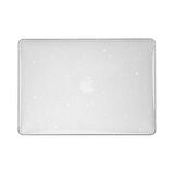 Apple Macbook Pro 16inç M1/M2 A2780 A2485 Kılıf Simli Ön Arka Kapak