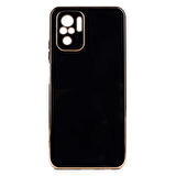 Xiaomi Redmi Note 10 Kılıf Köşeli Altın Model Kapak