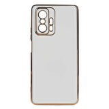 Xiaomi Mi 11T 5G Kılıf Köşeli Altın Model Kapak