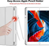 Apple iPad Air 3 10.5" Kılıf Kalem Bölmeli Smart Case A2152 A2123 A2153 A2154