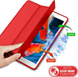 Apple iPad 7. Nesil 10.2" Kılıf Kalem Bölmeli Smart Case A2197 A2198 A2200