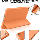 Apple iPad 7. Nesil 10.2" Kılıf Kalem Bölmeli Smart Case A2197 A2198 A2200