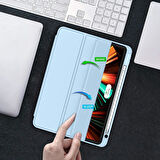 Apple iPad Pro 12.9 6. Nesil 5. Nesil Kılıf Pen Charge Kalem Bölmeli 2021-2022
