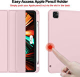 Apple iPad Pro 12.9 6. Nesil 5. Nesil Kılıf Pen Charge Kalem Bölmeli 2021-2022