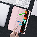 Apple iPad Pro 12.9 6. Nesil 5. Nesil Kılıf Pen Charge Kalem Bölmeli 2021-2022
