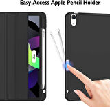 Apple iPad Air 4/5. Nesil 10.9" Kılıf Pen Charge Kalem Bölmeli (10.Nesil Değildir)