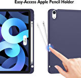 Apple iPad Air 4/5. Nesil 10.9" Kılıf Pen Charge Kalem Bölmeli (10.Nesil Değildir)