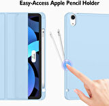 Apple iPad Air 4/5. Nesil 10.9" Kılıf Pen Charge Kalem Bölmeli (10.Nesil Değildir)