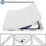 Apple iPad Air 4/5. Nesil 10.9" Kılıf Pen Charge Kalem Bölmeli (10.Nesil Değildir)