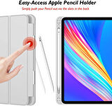 Apple iPad Pro 11 1. 2. 3. 4. Nesil Kılıf Kalem Bölmeli Smart Case 2018-2022