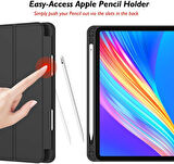 Apple iPad Pro 12.9 3. 4. 5. 6. Nesil Kılıf Kalem Bölmeli Smart Case