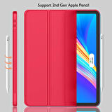 Apple iPad Pro 12.9 3. 4. 5. 6. Nesil Kılıf Kalem Bölmeli Smart Case