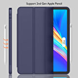 Apple iPad Pro 12.9 3. 4. 5. 6. Nesil Kılıf Kalem Bölmeli Smart Case