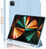 Apple iPad Pro 12.9 3. 4. 5. 6. Nesil Kılıf Kalem Bölmeli Smart Case
