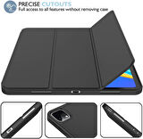 Apple iPad Pro 11 3. Nesil 4. Nesil Kılıf Kalem Bölmeli Smart Case 2020-2023
