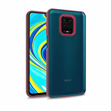 Xiaomi Redmi Note 9S Kılıf Kamera Nikelaj Kenar Renkli Kapak