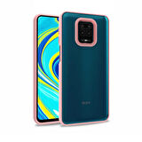 Xiaomi Redmi Note 9S Kılıf Kamera Nikelaj Kenar Renkli Kapak