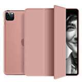 Apple iPad Pro 11 4. Nesil M2 Kılıf PU Deri Smart Standlı Case A2435 A2759 A2761 A2762