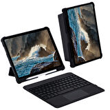 Apple iPad 8. Nesil 10.2 Kılıf Led Işıklı Magnetik Standlı Klavyeli Kılıf A2270 A2428 A2429 A2430
