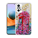 Xiaomi Redmi Note 10 Pro Kılıf Simli Desenli Kamera Korumalı Kapak