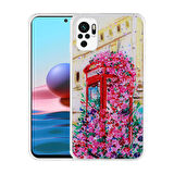Xiaomi Redmi Note 10 Kılıf Simli Desenli Kamera Korumalı Kapak