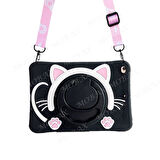 Apple iPad Air 5 10.9" 2022 M1 Kılıf Cute Dolls Standlı Eğlenceli 3D Karekterli Çocuk Kılıfı A2588 A2589 A2591