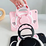 Apple iPad Air 5 10.9" 2022 M1 Kılıf Cute Dolls Standlı Eğlenceli 3D Karekterli Çocuk Kılıfı A2588 A2589 A2591