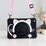 Apple iPad 9. Nesil 10.2" Kılıf Cute Dolls Standlı Eğlenceli 3D Karekterli Çocuk Kılıfı A2602 A2603 A2604 A2605
