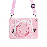 Apple iPad 9. Nesil 10.2" Kılıf Cute Dolls Standlı Eğlenceli 3D Karekterli Çocuk Kılıfı A2602 A2603 A2604 A2605