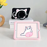 Apple iPad 9. Nesil 10.2" Kılıf Cute Dolls Standlı Eğlenceli 3D Karekterli Çocuk Kılıfı A2602 A2603 A2604 A2605