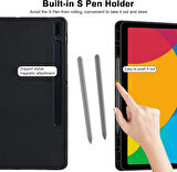 Samsung Galaxy Tab S7 FE / S7 Plus S8 Plus 12.4" Kılıf Kalem Bölmeli Smart Case X800 T730 T970
