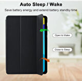 Samsung Galaxy Tab S7 FE / S7 Plus S8 Plus 12.4" Kılıf Kalem Bölmeli Smart Case X800 T730 T970