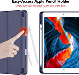 Samsung Galaxy Tab A8 10.5 SM-X200 X205 X207 Kılıf Kalem Bölmeli Smart Case