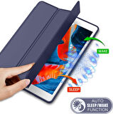 Samsung Galaxy Tab A8 10.5 SM-X200 X205 X207 Kılıf Kalem Bölmeli Smart Case