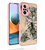 Xiaomi Redmi Note 10 Pro Kılıf Desenli Parlak Nora Kapak