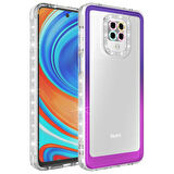 Xiaomi Redmi Note 9S Kılıf Simli Renk Geçişli Park Kapak
