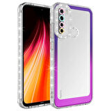Xiaomi Redmi Note 8 Kılıf Simli Renk Geçişli Park Kapak