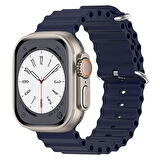 Apple Watch 10 42mm - 38/40/41mm Kordon Ocean Silikon Kordon 2/3/4/5/6/se/7/8/9