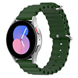 Samsung Galaxy Watch Gear S2 3 41 42 Active 2 40 44 mm Kordon Ocean Silikon Kordon 20mm