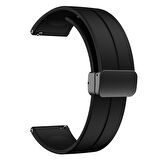 Huawei Watch GT GT2 GT3 GT4 42mm/Honor Magic 2 Kordon Magnetli Ayarlanır Silikon Kordon 20mm
