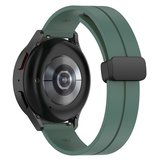Samsung Galaxy Watch 3 45mm Gear S3 46mm Kordon Magnetli Ayarlanır Silikon Kordon 22mm